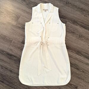 Banana Republic Twill Tie Front Dress